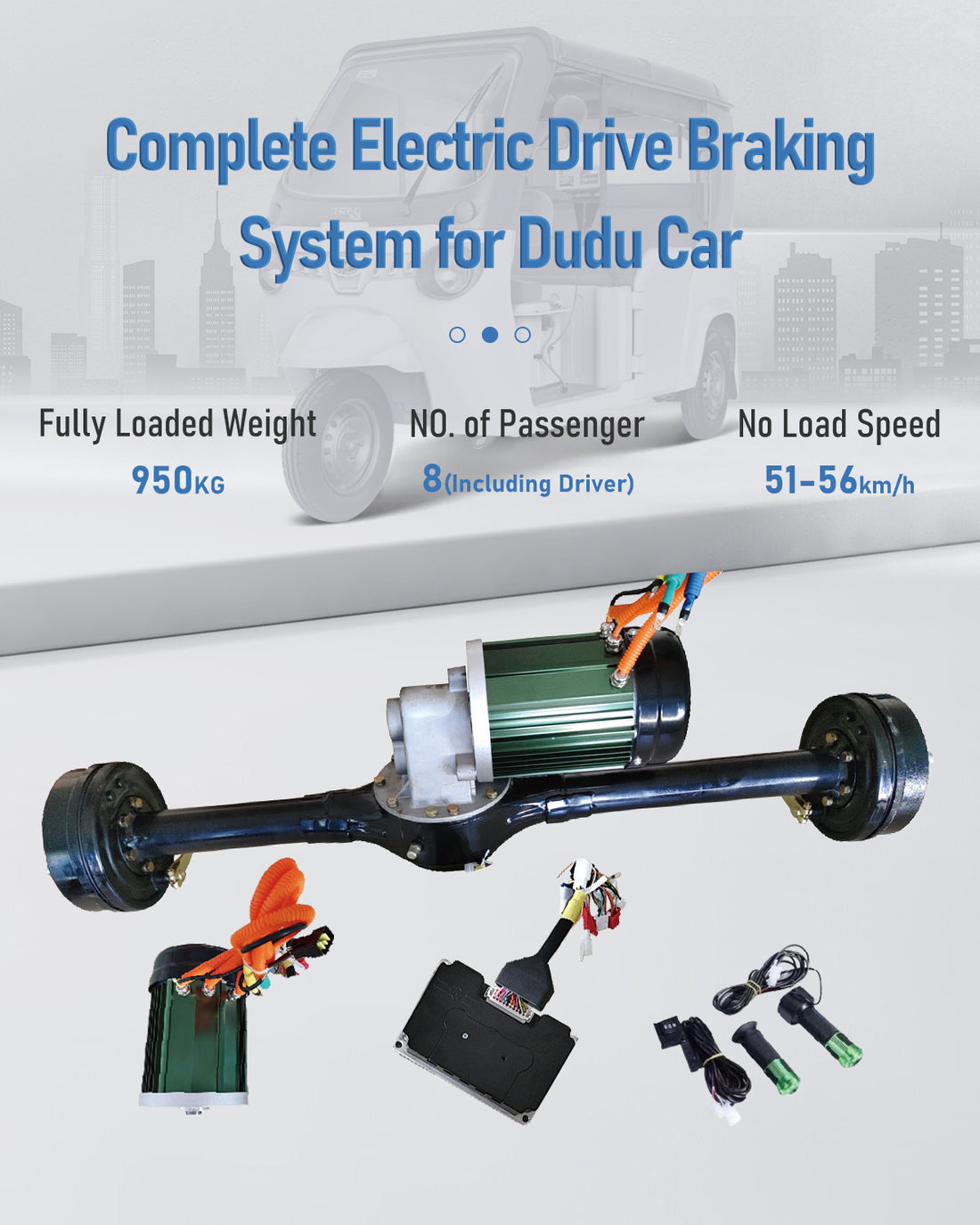 Dudu Car Oil to Electric Complete Set of Electric Drive Braking System