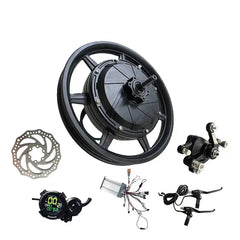 14 Inch 72V 3000W BLDC Gearless Electric Hub Motor Kit