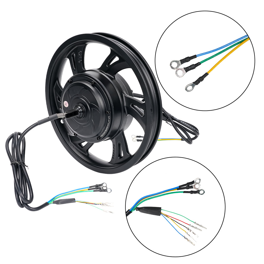 14 inch Electric Brushless Gearless Hub Drive Motor With Strong Climbing Ability