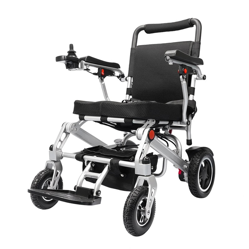 24KM Range Foldable Electric Wheelchair Lightweight