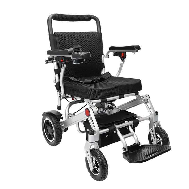 24KM Range Foldable Electric Wheelchair Lightweight