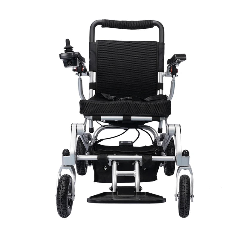 24KM Range Foldable Electric Wheelchair Lightweight