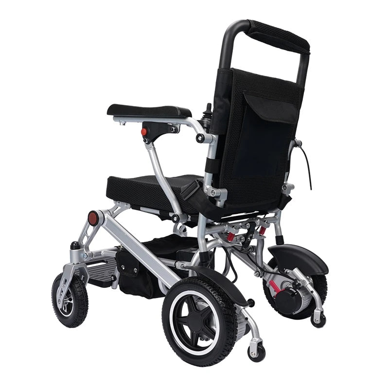 24KM Range Foldable Electric Wheelchair Lightweight