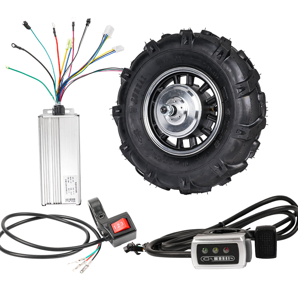 16 inch 48V Electric Brushless Geared Wheel Hub Motor Kit With Canbus Controller