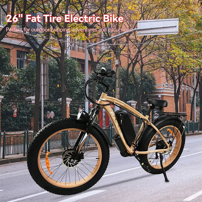 48V/15Ah 1000W*2 Range 35km Hurricane 21-speed Electric Bike