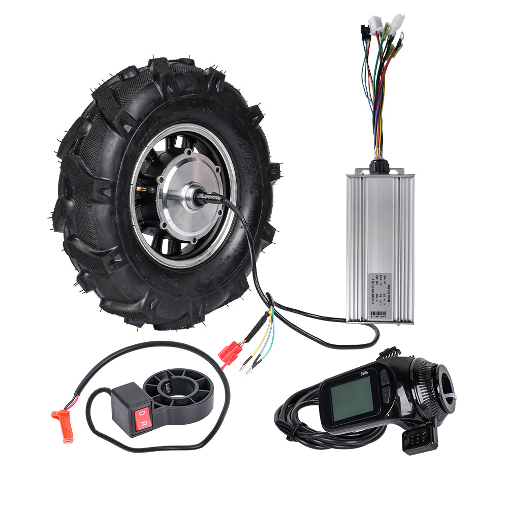 16 inch Electric Brushless Geared Hub Motor Kit With Encoder